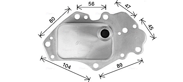 Oliekoeler motorolie Ava Cooling OL3742