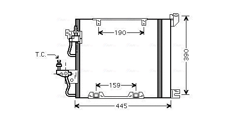 Airco condensor Ava Cooling OL5368D