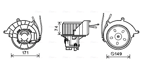 Kachelventilator Ava Cooling OL8629