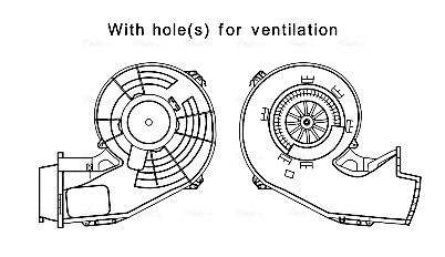 Kachelventilator Ava Cooling OL8644