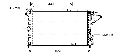 Radiateur Ava Cooling OLA2119