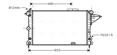 Radiateur Ava Cooling OLA2120