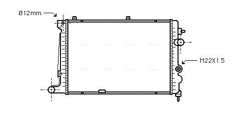 Radiateur Ava Cooling OLA2174