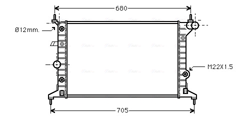 Radiateur Ava Cooling OLA2219