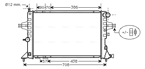 Radiateur Ava Cooling OLA2252