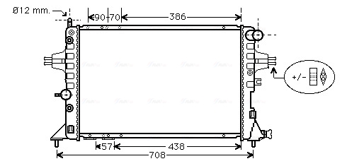 Radiateur Ava Cooling OLA2253