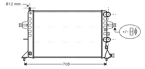 Radiateur Ava Cooling OLA2255