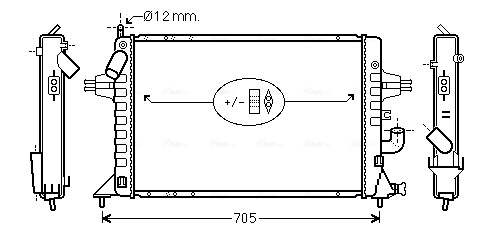 Radiateur Ava Cooling OLA2294