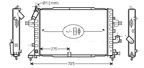 Radiateur Ava Cooling OLA2383