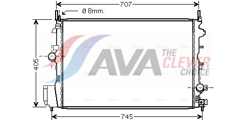 Radiateur Ava Cooling OLA2396