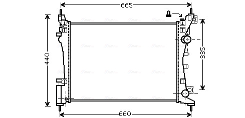 Radiateur Ava Cooling OLA2408