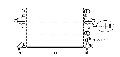 Radiateur Ava Cooling OLA2444