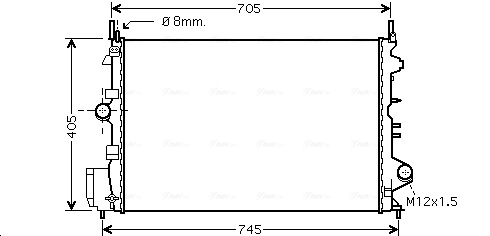 Radiateur Ava Cooling OLA2462