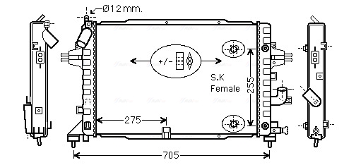 Radiateur Ava Cooling OLA2467