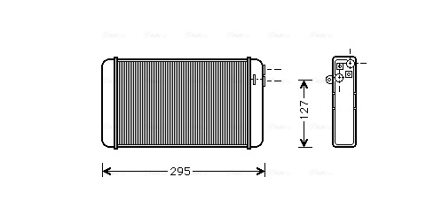 Kachelradiateur Ava Cooling OLA6116