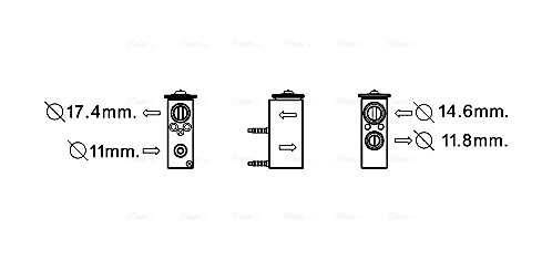 Airco expansieklep Ava Cooling PE1355