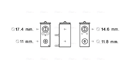 Airco expansieklep Ava Cooling PE1376