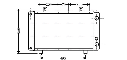 Radiateur Ava Cooling PE2032