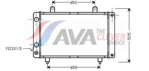 Radiateur Ava Cooling PE2082