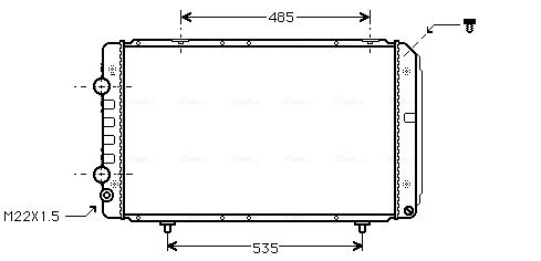 Radiateur Ava Cooling PE2147