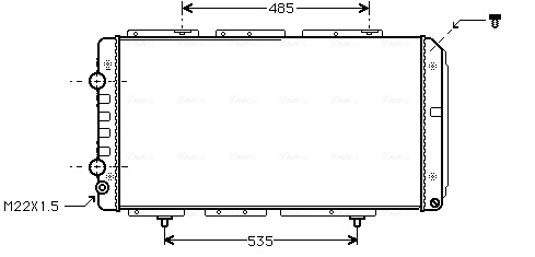 Radiateur Ava Cooling PE2150