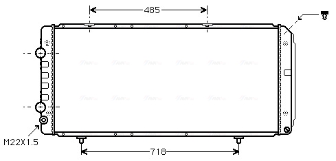 Radiateur Ava Cooling PE2151