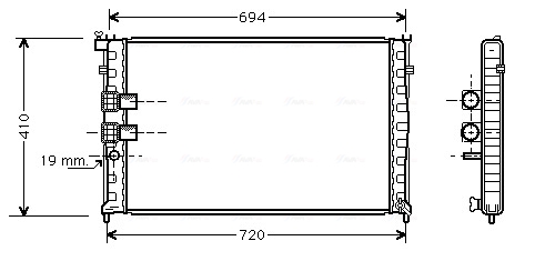 Radiateur Ava Cooling PE2178