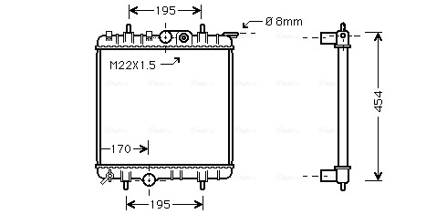 Radiateur Ava Cooling PE2188