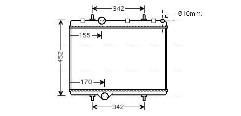 Radiateur Ava Cooling PE2281