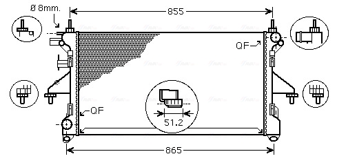 Radiateur Ava Cooling PEA2310