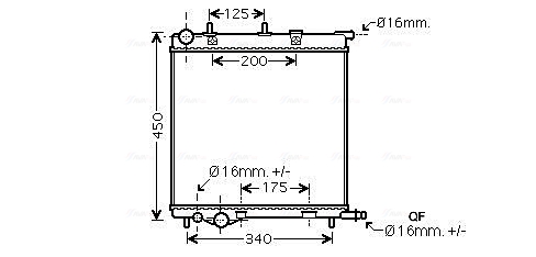 Radiateur Ava Cooling PE2368