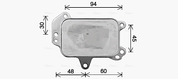 Oliekoeler motorolie Ava Cooling PE3424