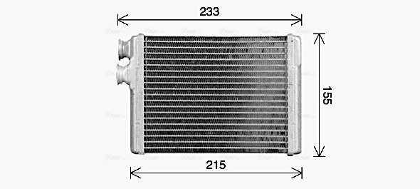 Kachelradiateur Ava Cooling PE6429