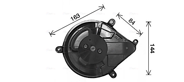 Kachelventilator Ava Cooling PE8420