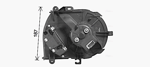 Kachelventilator Ava Cooling PE8560