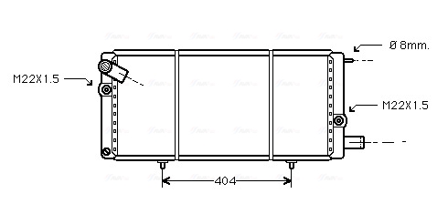 Radiateur Ava Cooling PEA2085