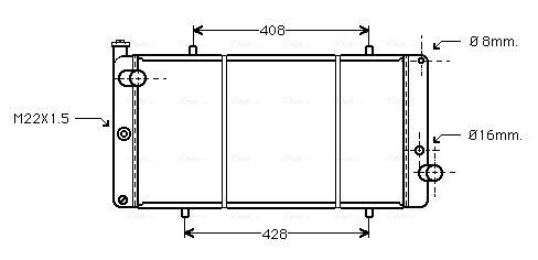 Radiateur Ava Cooling PEA2111