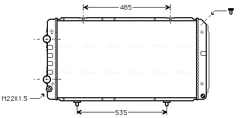 Radiateur Ava Cooling PEA2146