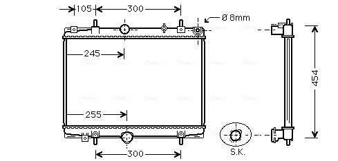 Radiateur Ava Cooling PEA2198