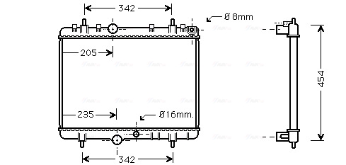 Radiateur Ava Cooling PEA2218