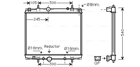 Radiateur Ava Cooling PEA2275