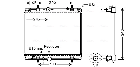 Radiateur Ava Cooling PEA2276