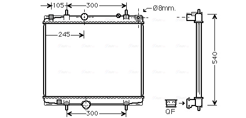 Radiateur Ava Cooling PEA2277