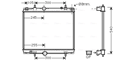 Radiateur Ava Cooling PEA2331