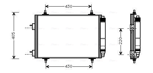 Airco condensor Ava Cooling PEA5209D