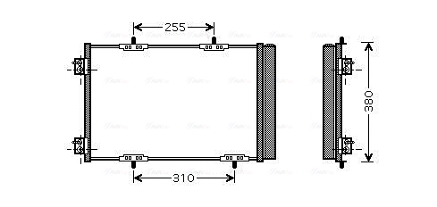 Airco condensor Ava Cooling PEA5291D