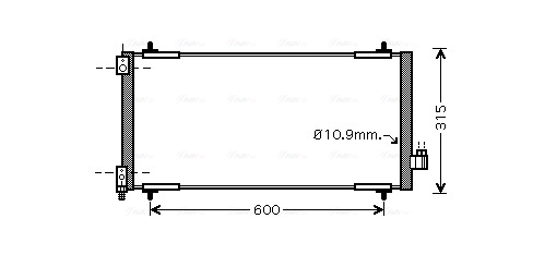 Airco condensor Ava Cooling PEA5301