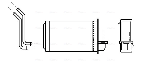 Kachelradiateur Ava Cooling PEA6088