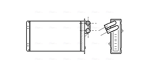 Kachelradiateur Ava Cooling PEA6118