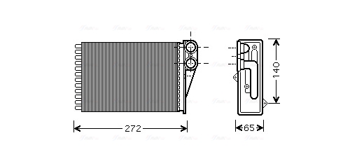 Kachelradiateur Ava Cooling PEA6292